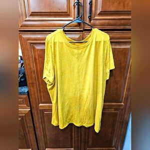 Torrid Mustard Yellow Basic Tee #534
